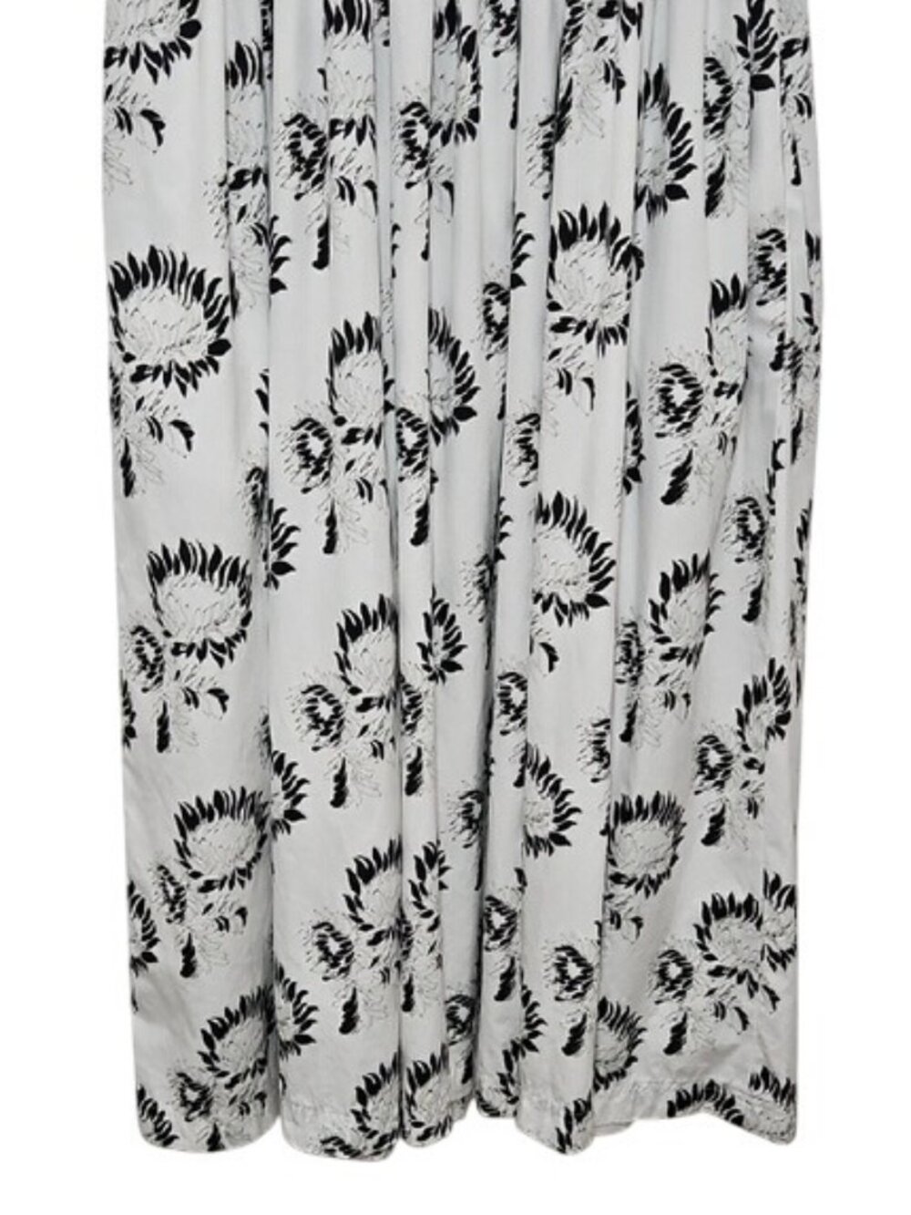 Madewell Poplin Peony Mid Maxi Smocked Dress Medium New Women's Floral - Picture 9 of 15